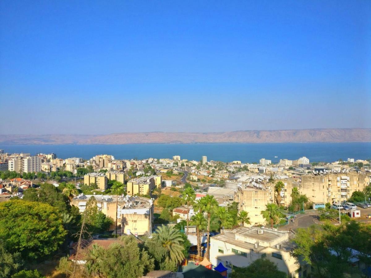 1Bdrm Apt With Panoramic View Of Sea And Mountains Tiberias Exteriér fotografie